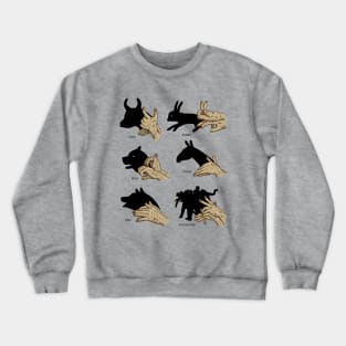 Zombie Shadow Puppets - Light Shirt Version Crewneck Sweatshirt